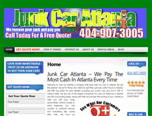 Tablet Screenshot of cashforcarsinatlanta.com